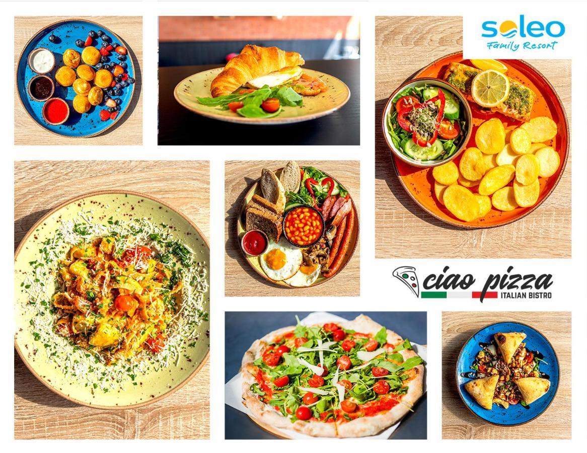 Soleo Family Resort - Domki 3 Min Od Morza - 3 Baseny, 4 Jacuzzi, Sauna, Animacje, Malpi Gaj, 3 Sale Zabaw, 4 Place Zabaw, 2 Restauracje Rewal Dış mekan fotoğraf
